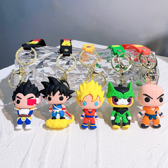 Wholesale Cartoon Silicone Doll Keychain JDC-KC-QiChao037