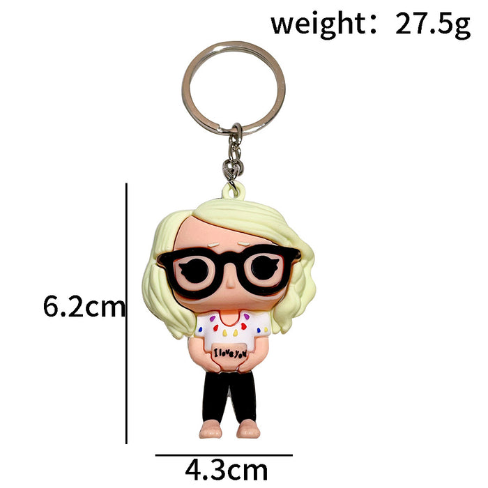 Wholesale Cartoon Star bag pendant Keychains
