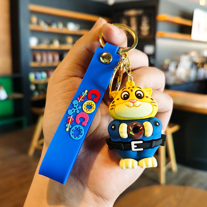 Wholesale Cartoon Doll Rubber Keychain JDC-KC-Tingm161