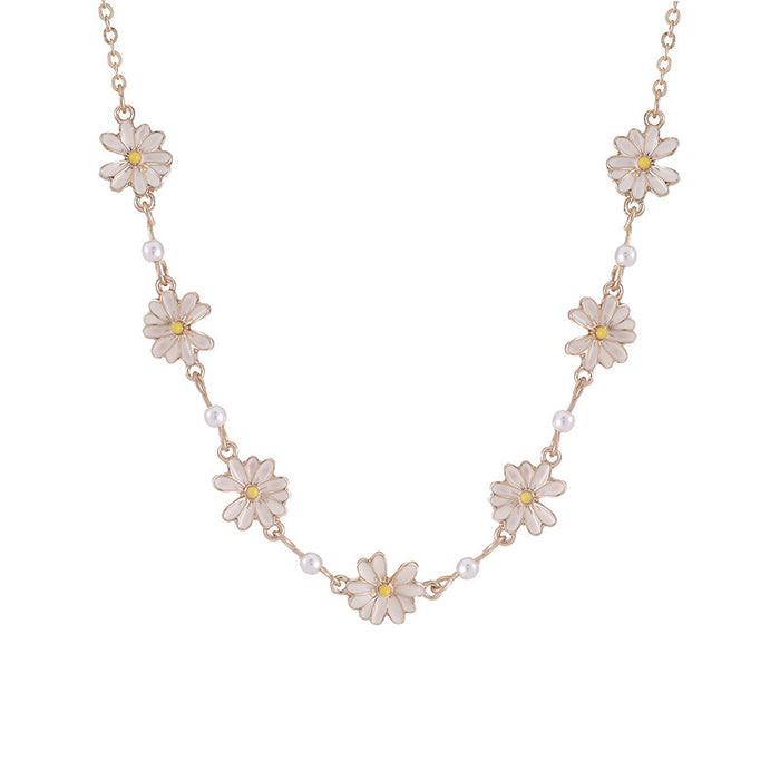 Wholesale Alloy flower bracelet temperament daily wear daisy bracelet accessories