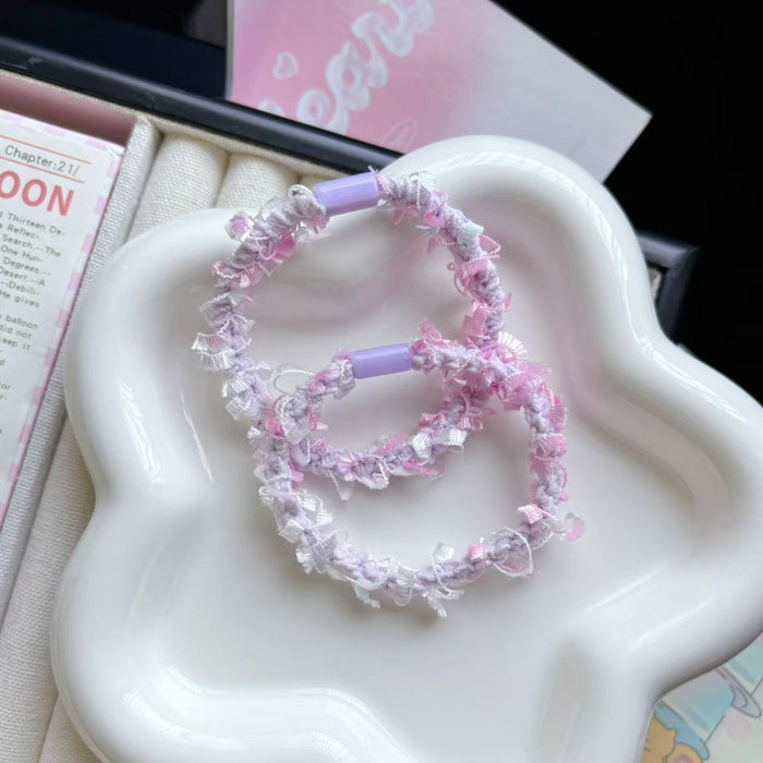 Wholesale tassel hair rope hair rubber band head rope small fresh hair rope