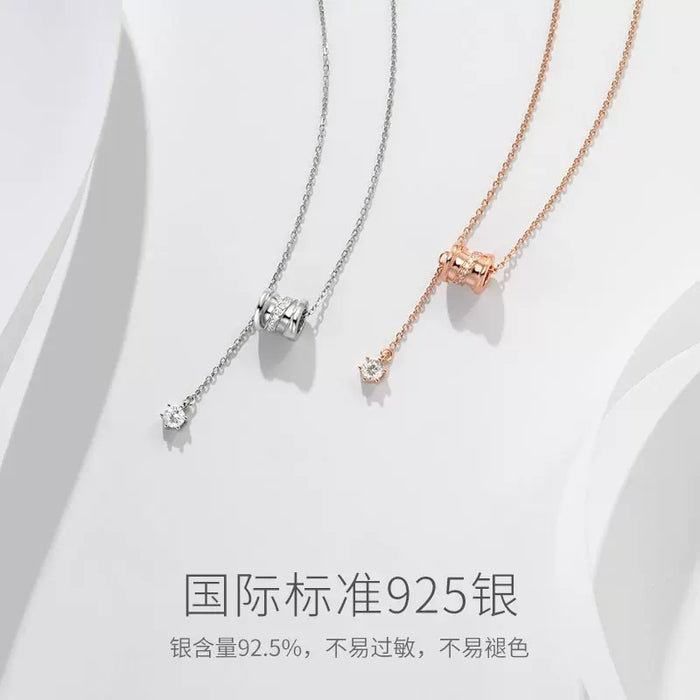 Wholesale Necklace silver niche light luxury collarbone chain jewelry