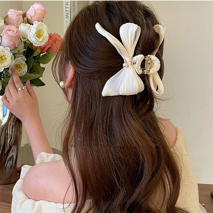 Wholesale Elegant pearl classic versatile hair clip