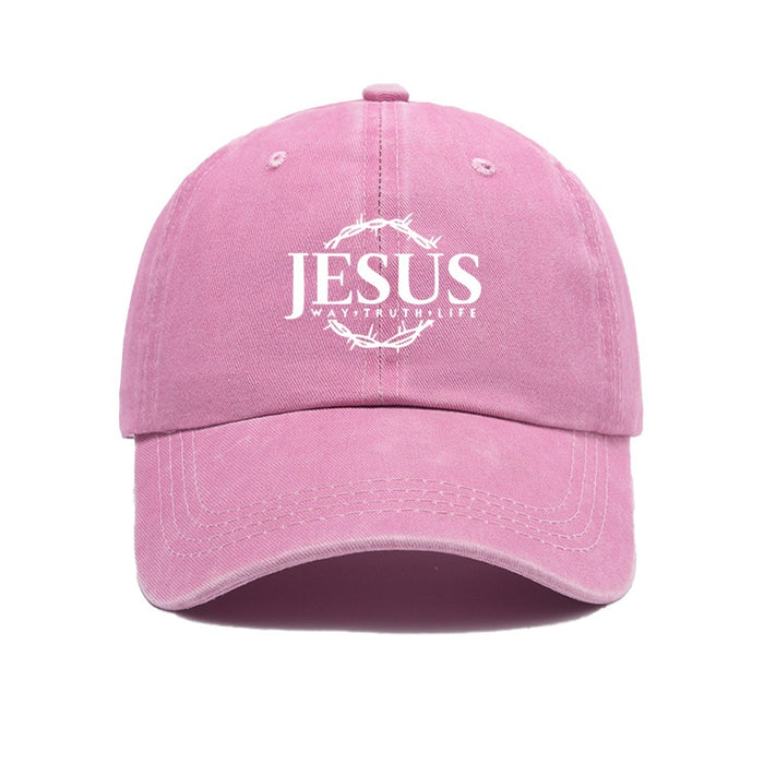 Wholesale Printed baseball cap for outdoor leisure, sun shading, washed retro trend, duckbill cap