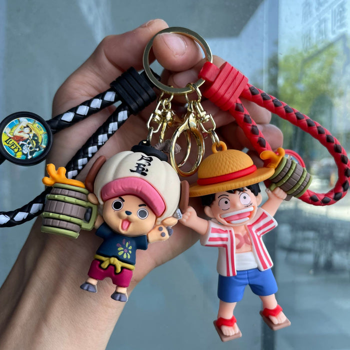 Wholesale Peripheral keychain cartoon doll couple bag pendant small gift wholesale