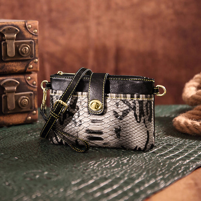 Wholesale Vintage Print Western Women' s Bohemian Small Crossbody Clutch Wallet