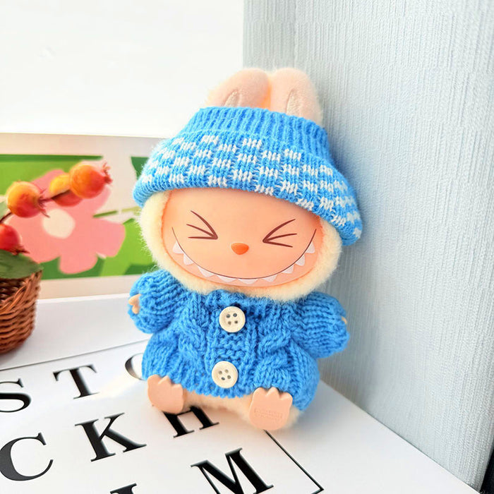 Wholesale Keychain  Clothes Pendant  Doll Bear Label Hat Sweater Suit
