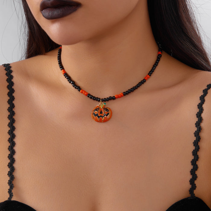 Wholesale Dark Pendant Beaded Chain Necklace Jewelry Accessory Boutique Resale
