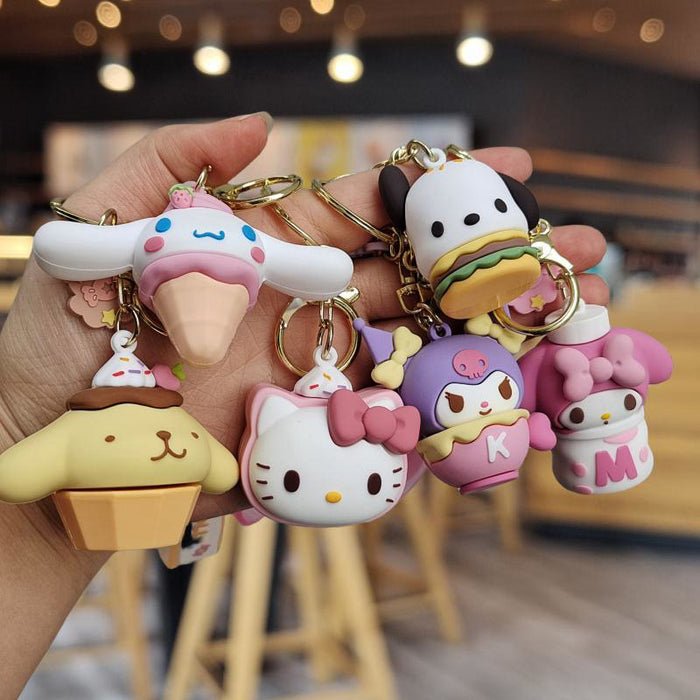 Wholesale Cartoon Silicone Doll Keychain JDC-KC-ZhuoRan016