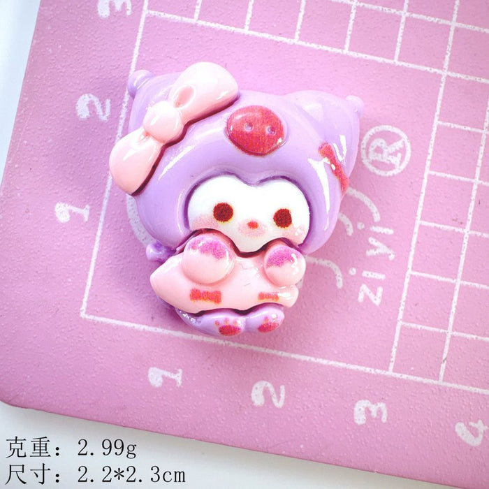 Wholesale Cartoon DIY resin accessories, handmade phone cases, hair clips, headband accessories, auxiliary materials