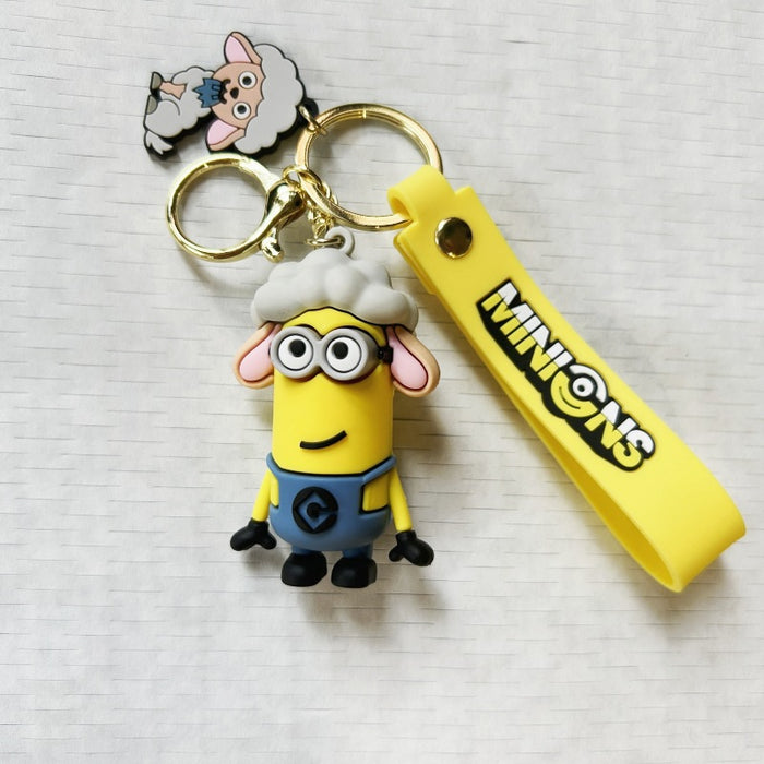 Wholesale Creative cartoon keychain pendant, cute PVC keychain doll pendant