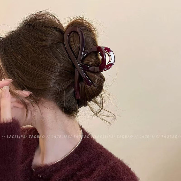 Wholesale Acrylic Grab Clip Hair Large Shark Hairpin Women's Back of Head Hair Accessories