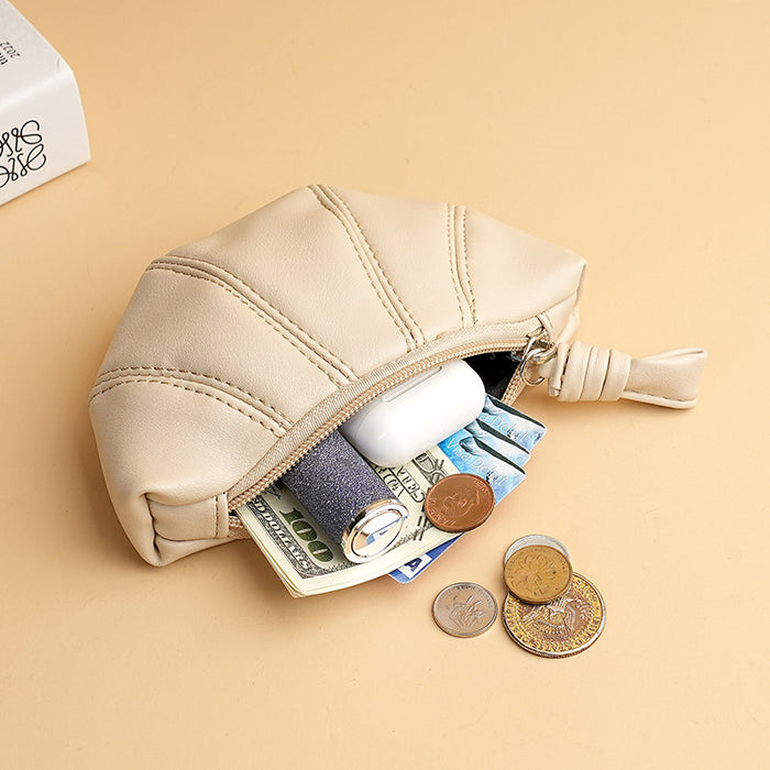 Wholesale Tote Niche Textures and Praise Dumpling  Coin Purse Women's  Solid Color