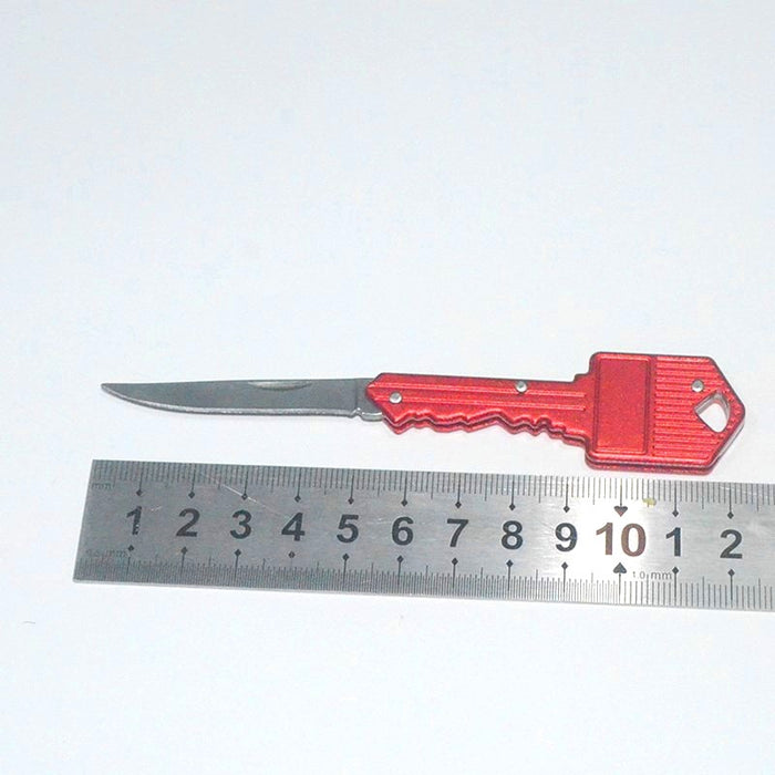 Wholesale Aluminum Alloy Portable Folding Knife Multifunctional Keychain JDC-KC-KB006