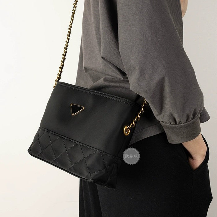 Wholesale Chain Small Square Bag Shoulder Crossbody Bag Bucket Bag