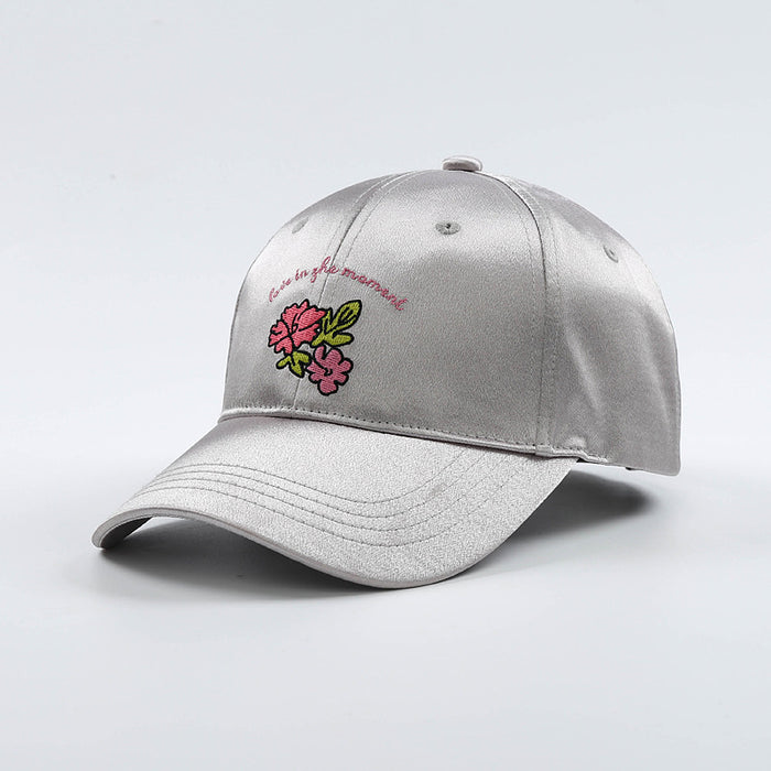 Wholesale New hat with smooth embroidery letters, sunshade baseball cap, face covering, versatile duckbill cap for young men