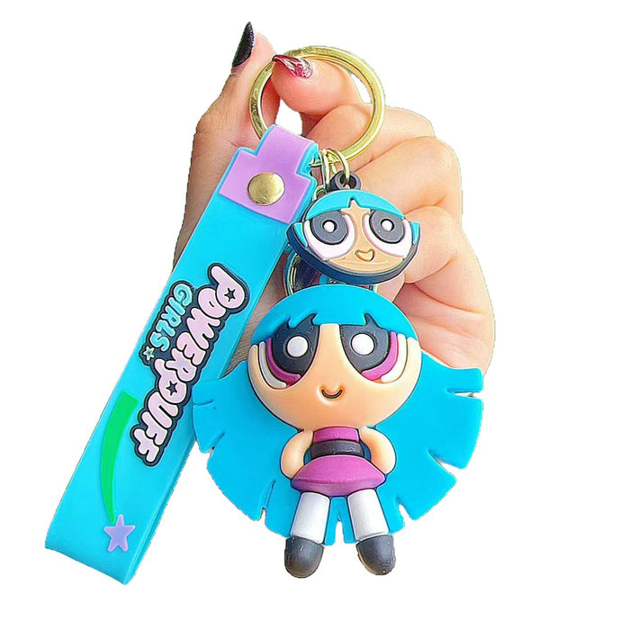 Wholesale Cute Cartoon Character Creative Silicone Keychains
