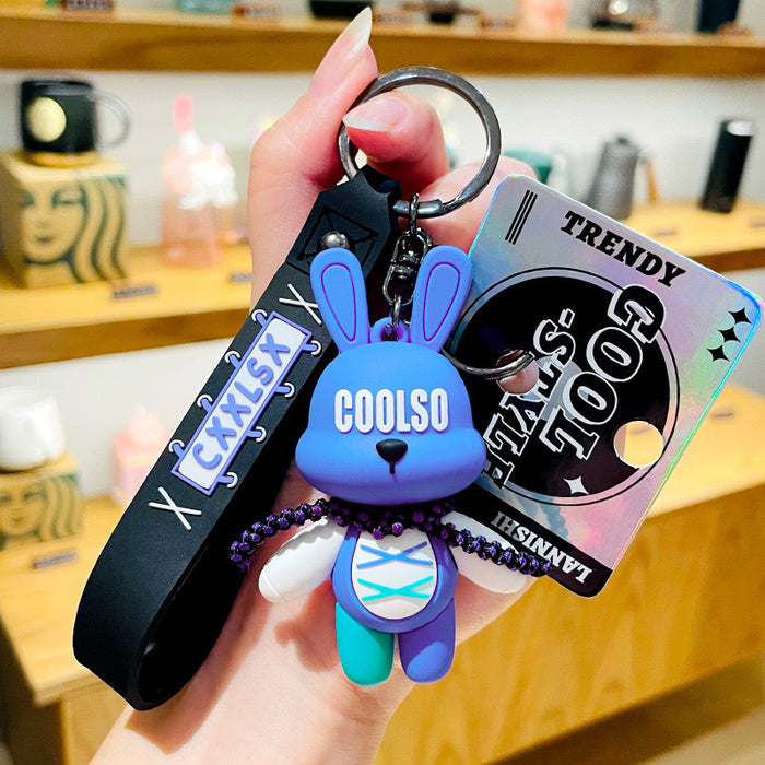 Wholesale Cartoon keychain cute doll backpack car pendant chain decoration