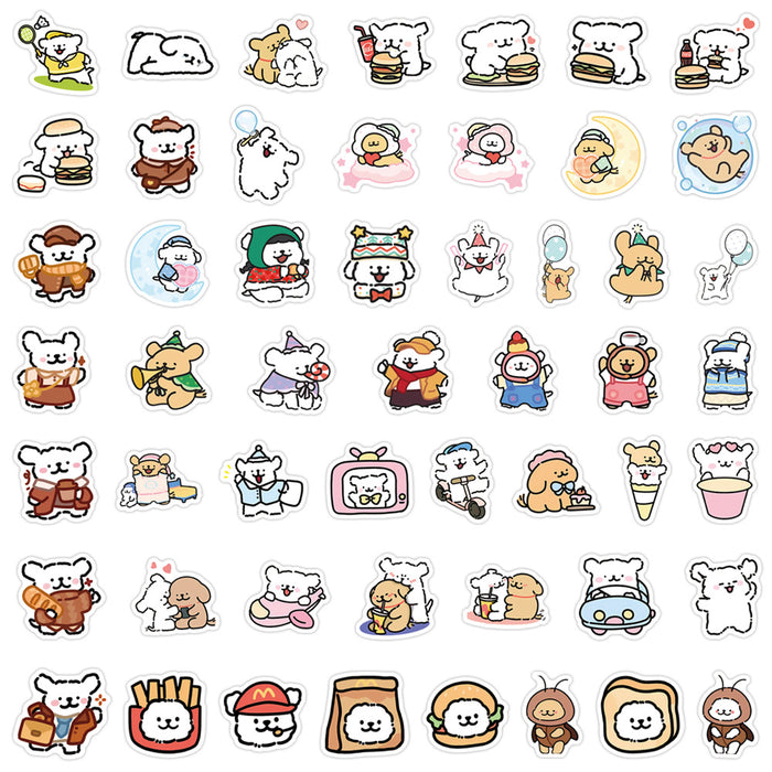 Wholesale 105PCS Cartoon Graffiti Decorative Refrigerator and Skateboard Personality Stickers