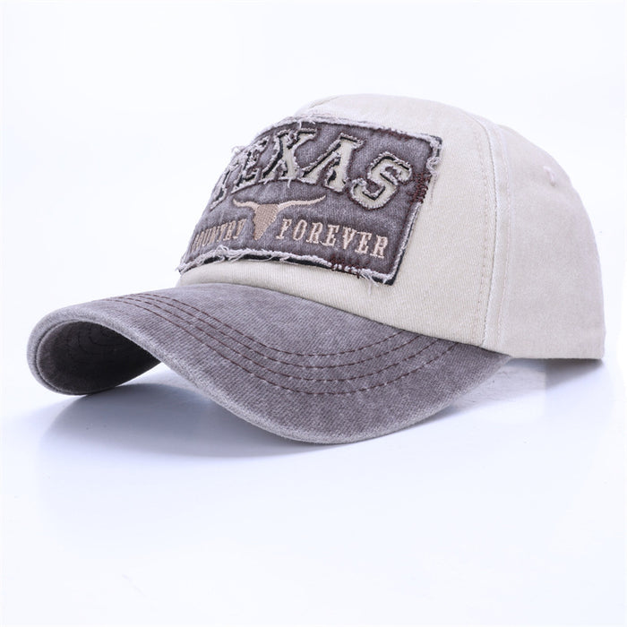 Wholesale Alphabet baseball cap, fashionable retro casual sun hat, autumn spring summer men's duckbill cap