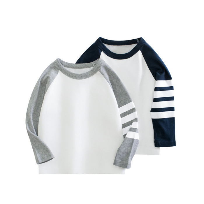 Wholesale Brand Children's Clothing Spring New Style Children's Long Sleeved T-shirt Base Shirt Baby Clothes JDC-CTS-SXZB007