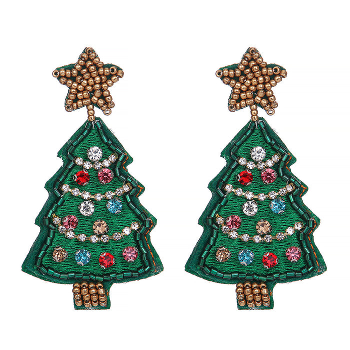 Wholesale fashion personalized creative Christmas earrings