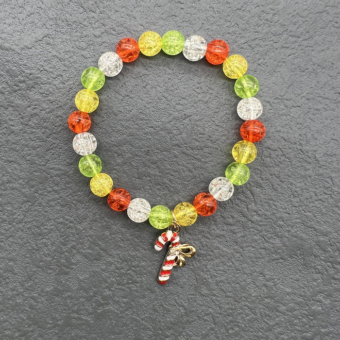 Wholesale Christmas Bracelets for the Elderly,  Christmas Decorations,  Snowflake Bells,  Elk Bracelets,  Elastic Bracelets