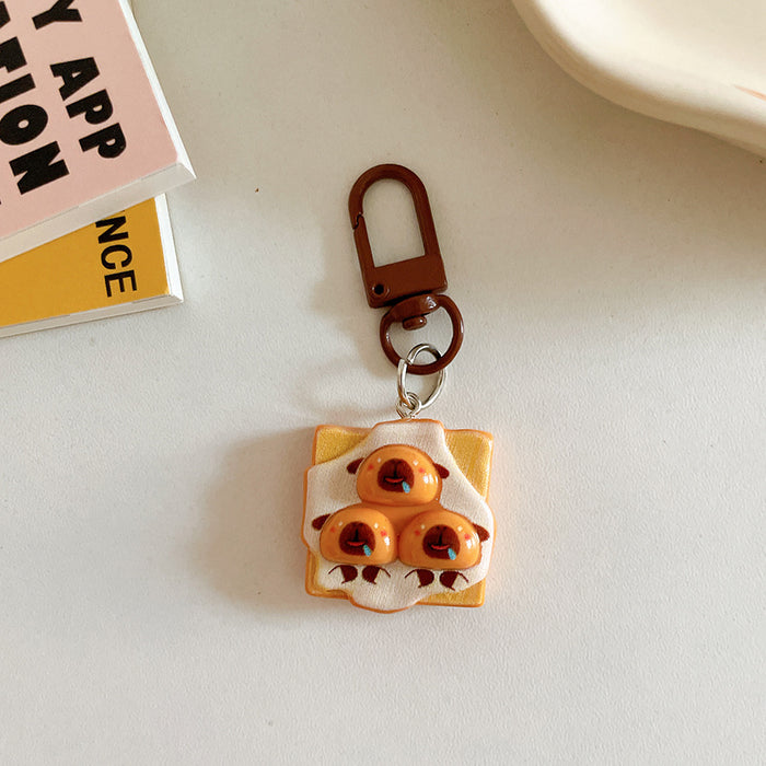 Wholesale Personalized and creative keychain pendant cartoon student backpack hanging accessory with accessories