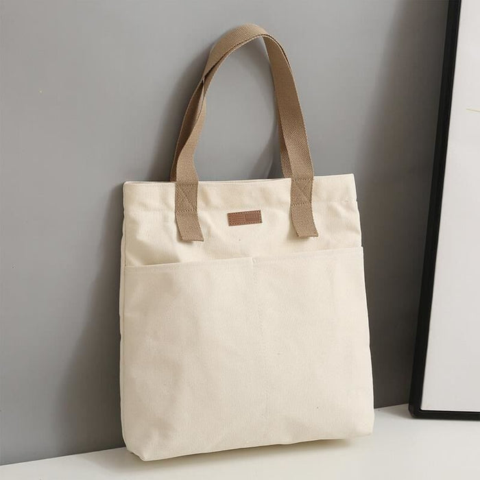 Wholesale Arrival Canvas Class Classes Bag Niche Large Capacity Advanced Sense Computer Tote Bag Canvas Bag