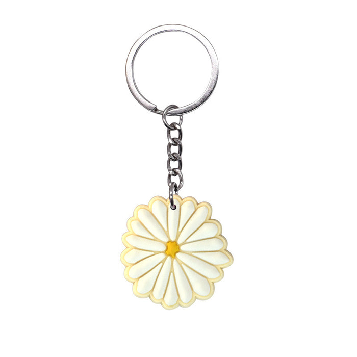 Wholesale 100 PCS key ring PVC soft glue pendant schoolbag pendant cartoon  jewelry  key chain