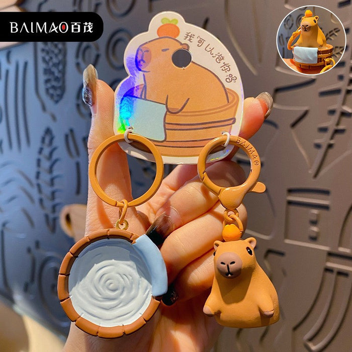 Wholesale Original Couple Keychain Cute and Exquisite Resin Doll Keychain Pendant Gift