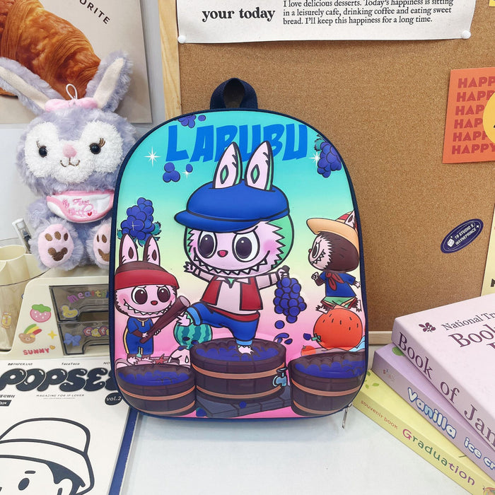 Wholesale Bag Cloth Backpack for Boys and Girls Kindergarten School Bag Baby Cartoon Hard Shell Bag