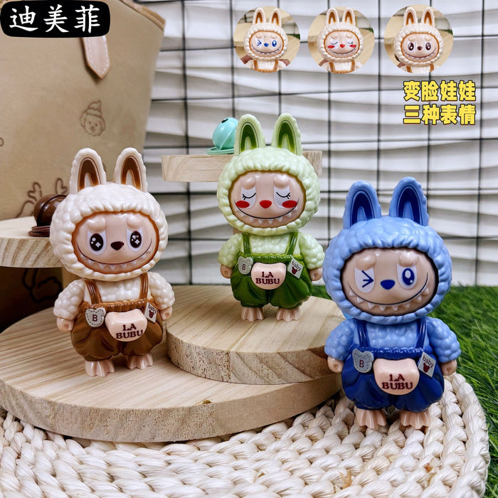 Wholesale Face-changing  Cartoon Keychain Ornaments Cute Decompression Toy