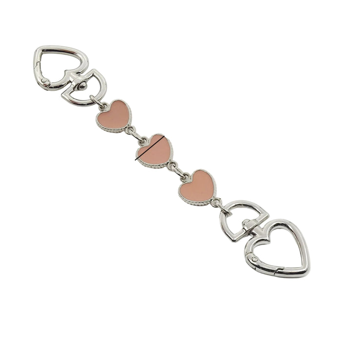 Wholesale Heart-shaped chain accessory bag strap Keychains