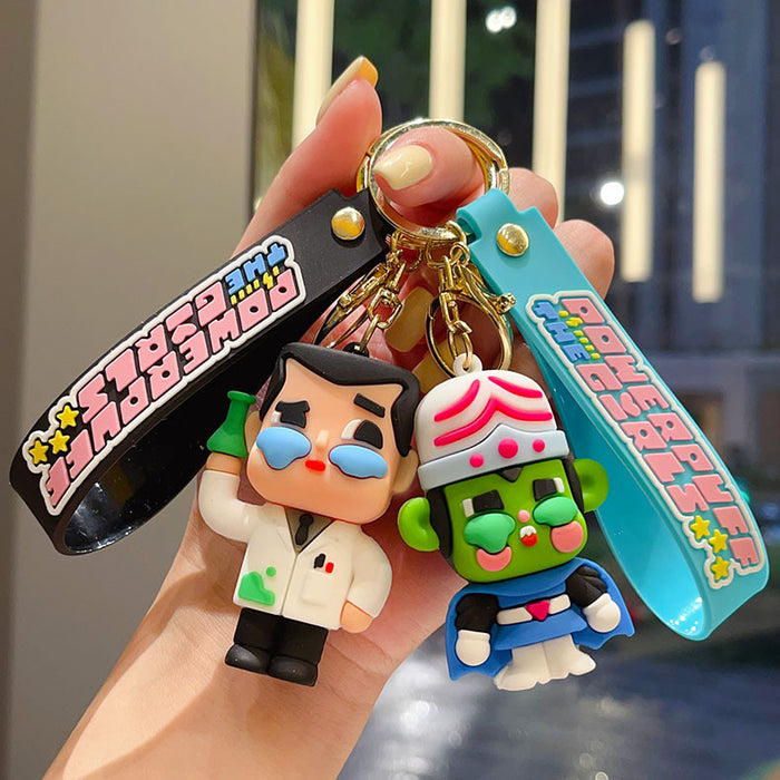 Wholesale Girls Keychain Crying Baby Pendant Bag Car Key Chain Doll Machine Gift Manufacturer