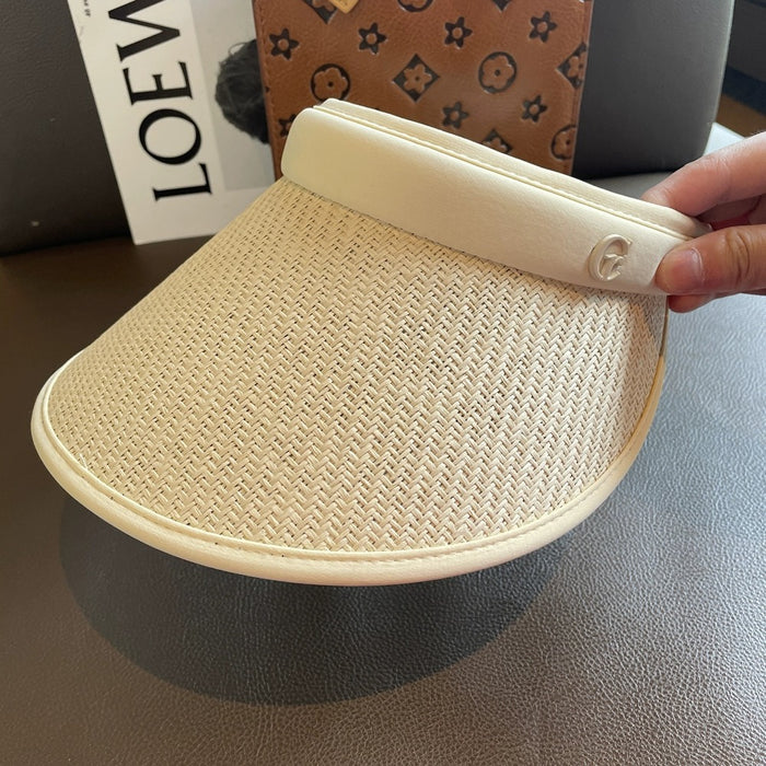 Wholesale Sunscreen Lafite Straw Hat Women's Outdoor Sunshade