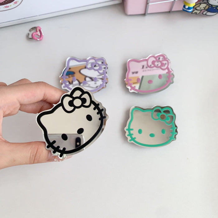 Wholesale Colorful Cat Makeup Mirror Mobile Phone stand