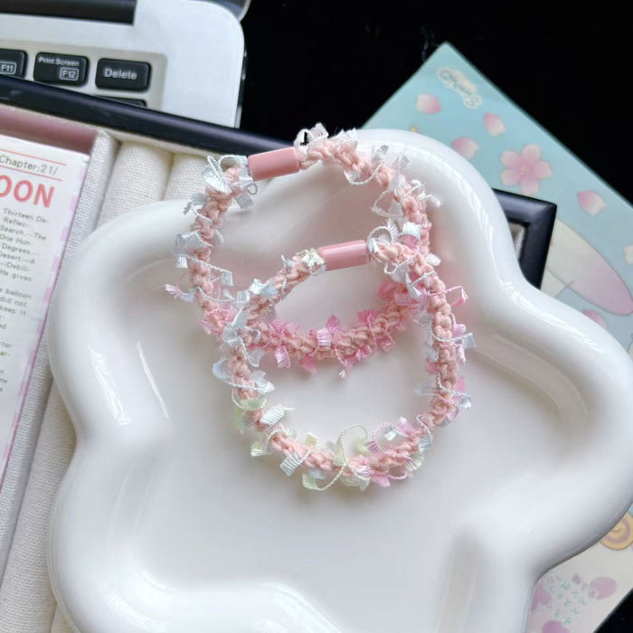 Wholesale tassel hair rope hair rubber band head rope small fresh hair rope