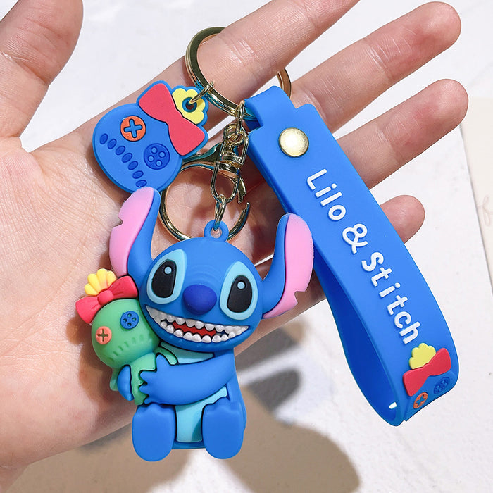 Wholesale Cartoon Silicone Doll Keychain JDC-KC-QiChao012