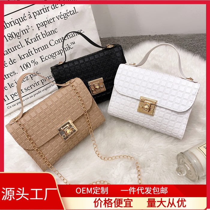 Wholesale Spring New Fashion Chain Handbag Women's Single Shoulder Phone Bag Small Crossbody Coin Purse JDC-SD-HongY012