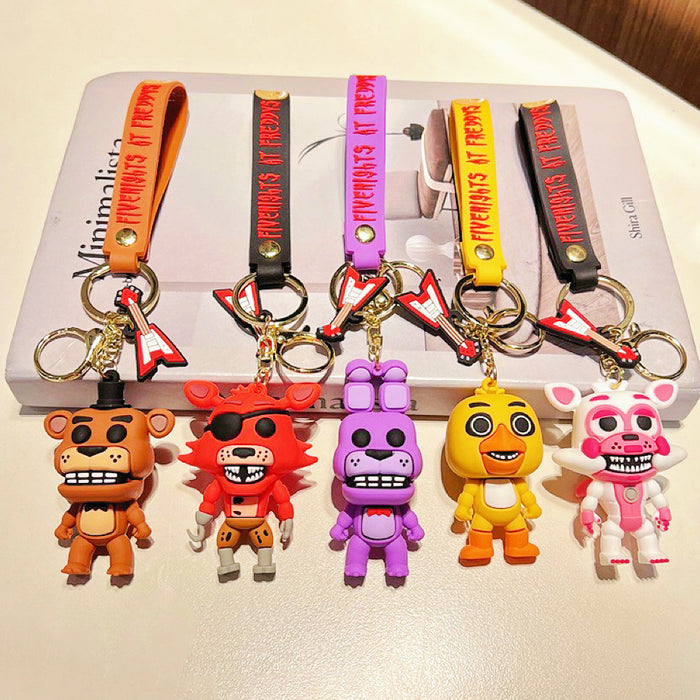 Wholesale cute moving object keychain