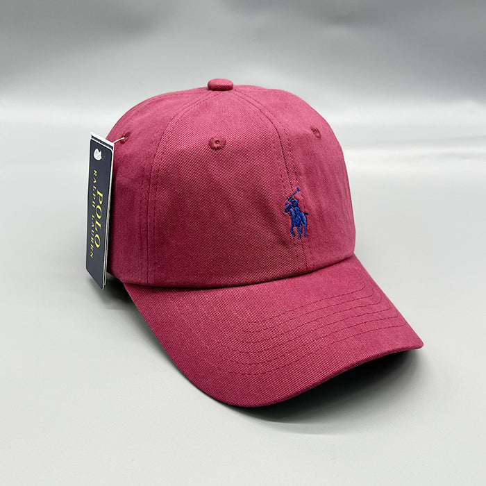 Wholesale Horse Embroidery Baseball Cap Pure Cotton Washed Cloth Unisex Sun Protection