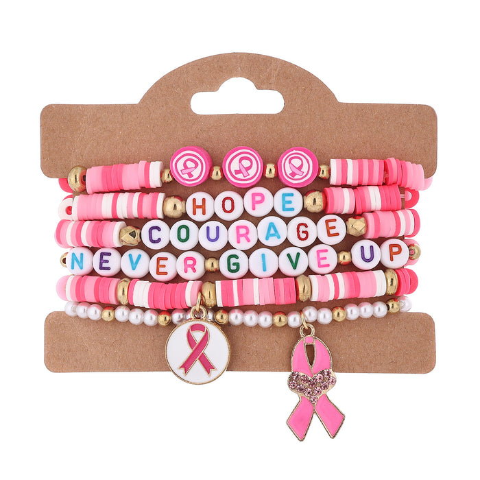 Wholesale Red ribbon-shaped pendant accessory with 18. 5cm bracelet