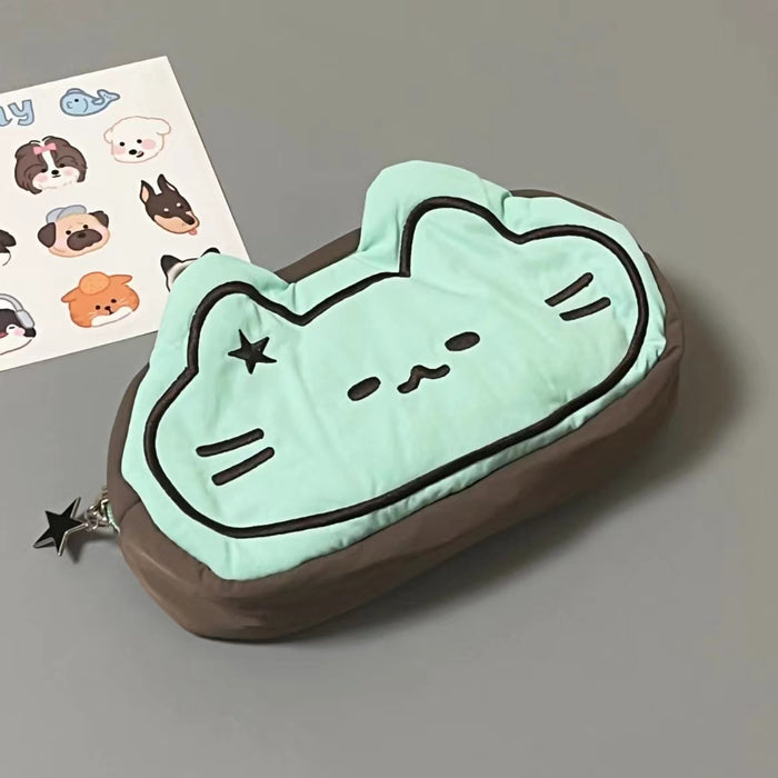 Wholesale Star Cat Large Capacity Pencil Bag