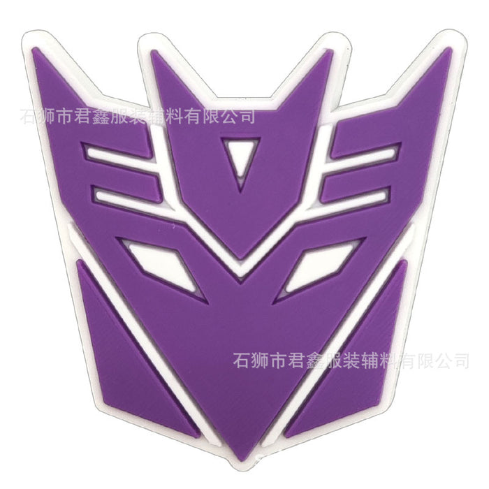 Wholesale 50pcs Cartoon Hole Shoes Buckle Decorative Buckle  Shoes Charms