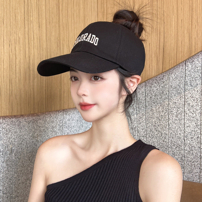 Wholesale Hat summer empty top running duckbill cap baseball cap sunshade sun hat