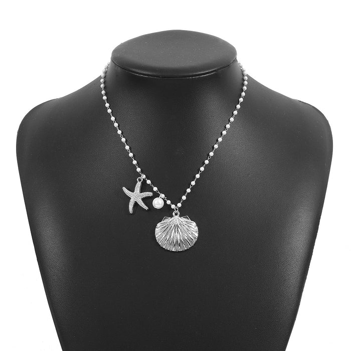 Wholesale New pearl necklace, light luxury collarbone chain