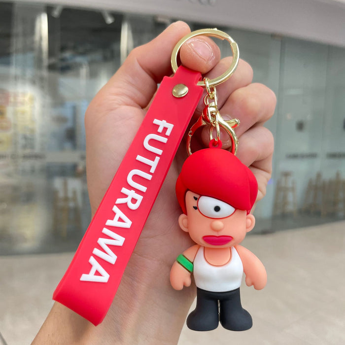 Wholesale Anime keychain, keychain, cartoon figurine, small gift