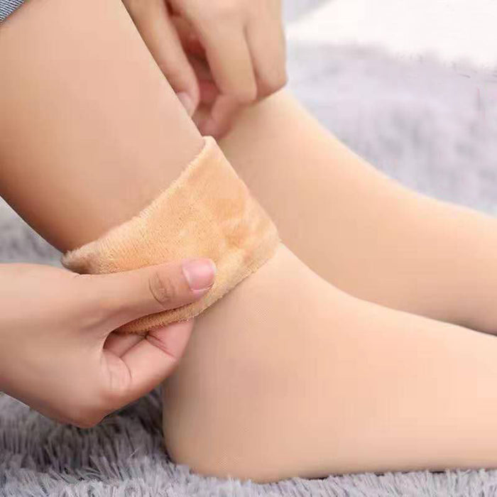 Wholesale Snow Socks, Women's Floor Socks with Thick Fleece Men's and Women's Midsole Socks for Winter Warmth JDC-SK-JiaMu006