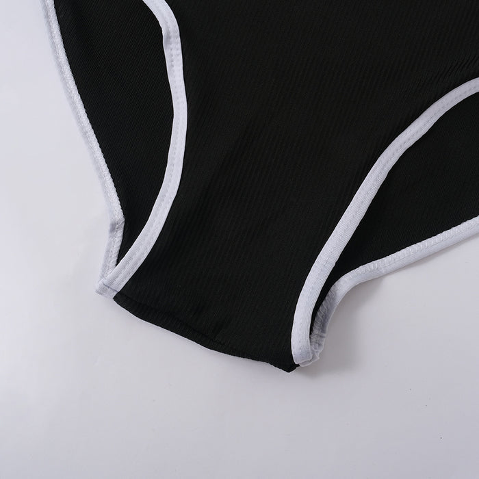 Wholesale Swimsuit long sleeved sun protection one-piece hot spring high-end swimsuit